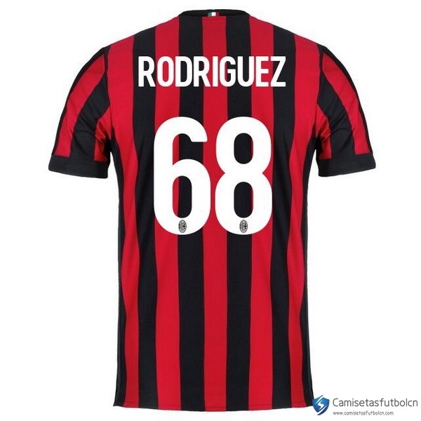 Camiseta Milan Primera equipo Rodriguez 2017-18